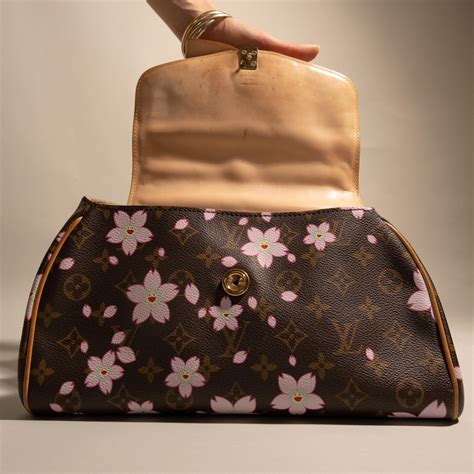 louis vuitton bag con fiori